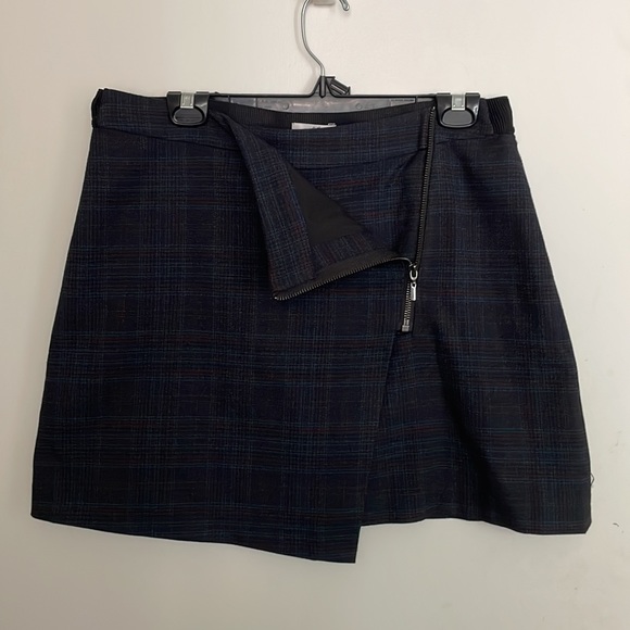 edc Tartan Side-Zip Mini-Skirt Size L - Picture 3 of 5